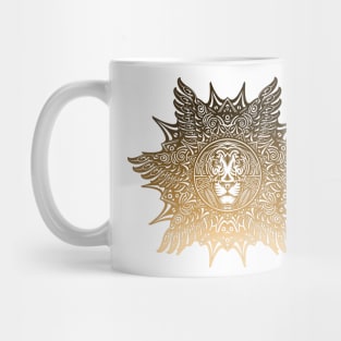 Gold lion Mug